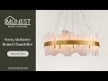 🔧How to Install Nocta Alabaster Round Chandelier | Munest Installation Showcase