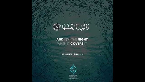 سورة الشمس ١-١٠  رعد الكردي  The Holy Quran