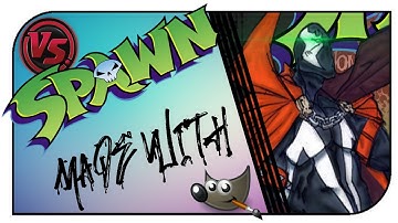 SPAWN Color render using GIMP | Part 1 of 2 | Background image