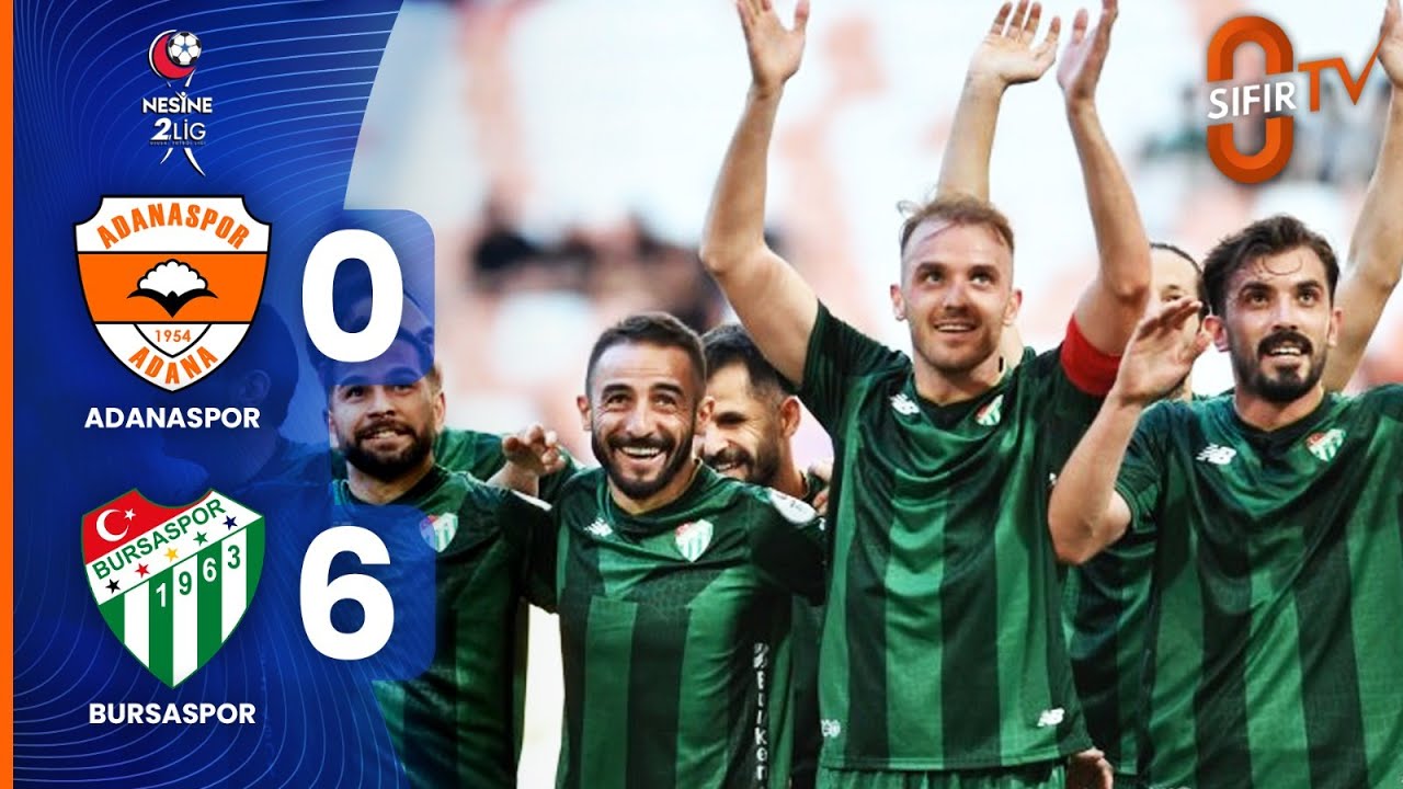 Adanaspor A.Ş - Bursaspor (0-6) | Geniş Maç Özeti