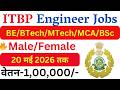 ITBP New Engineer Vacancy 2026 | Latest Government Engineer Jobs | All India Technical Jobs 2026 |