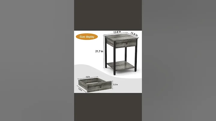 Ecoprsio Nightstand Modern End Table Side Table|#shorts