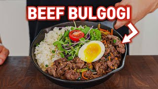 How a Korean Chef Makes Beef BULGOGI in 15 Minutes!