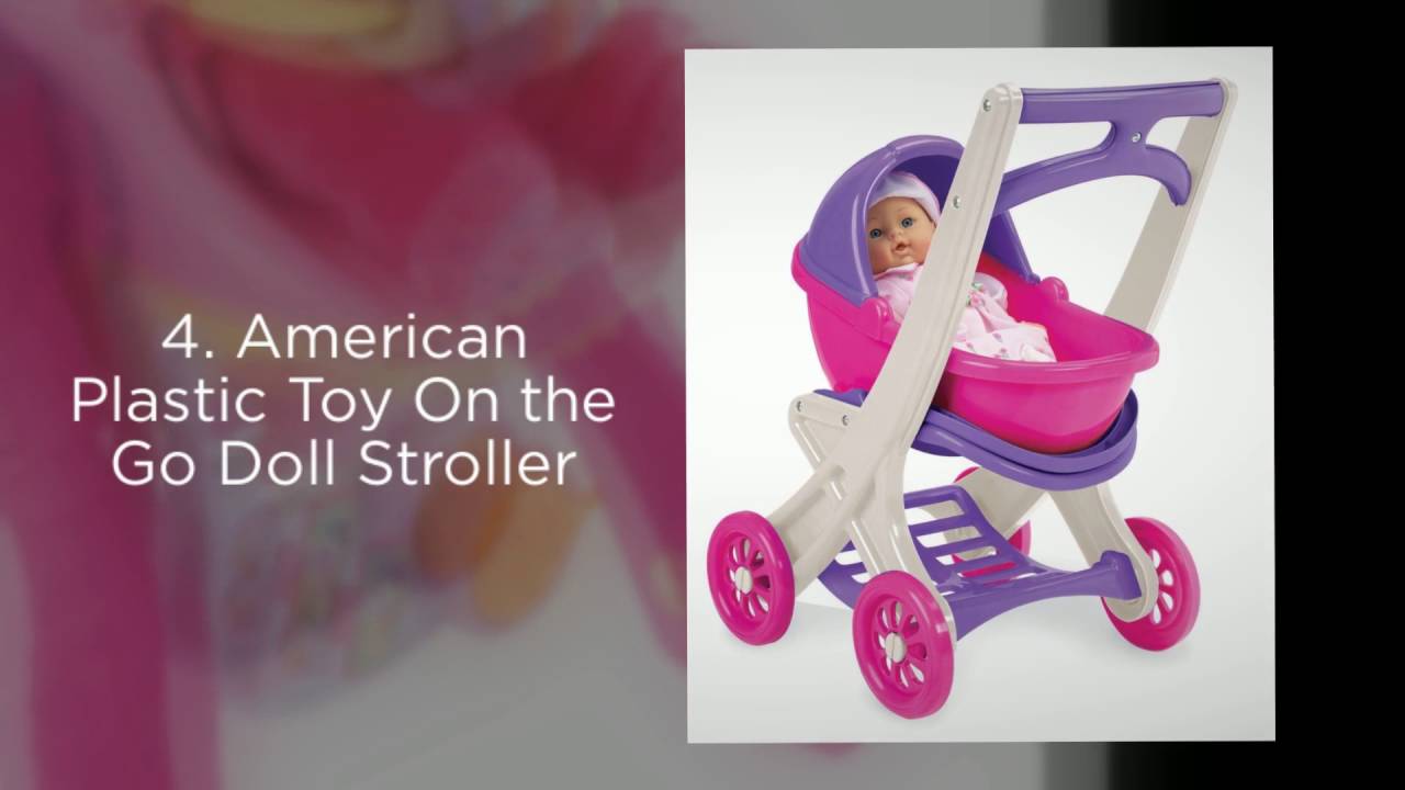 american plastic toys on the go stroller