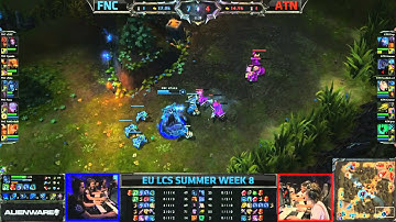 Fnatic (FNC) vs Alternate (ATN) || EU LCS Summer 2013 W8D2 || Full Game HD