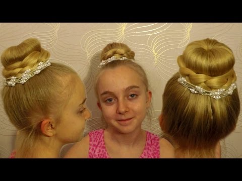 ПРИЧЁСКА с бубликом на длинные волосы #13 Прическа Бабетта ПРИЧЁСКА с бубликом на длинные волосы #13 Прическа Бабетта