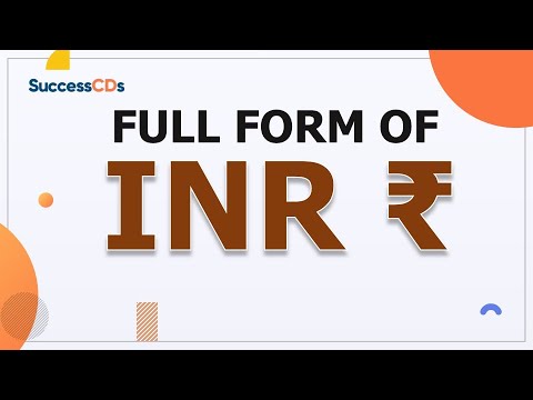 INR Full form, The Full form of INR is Indian Rupee, INR Symbol ₹ #fullform #fullformgk #inr