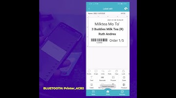 GP-1424D Thermal Printer with Bluetooth