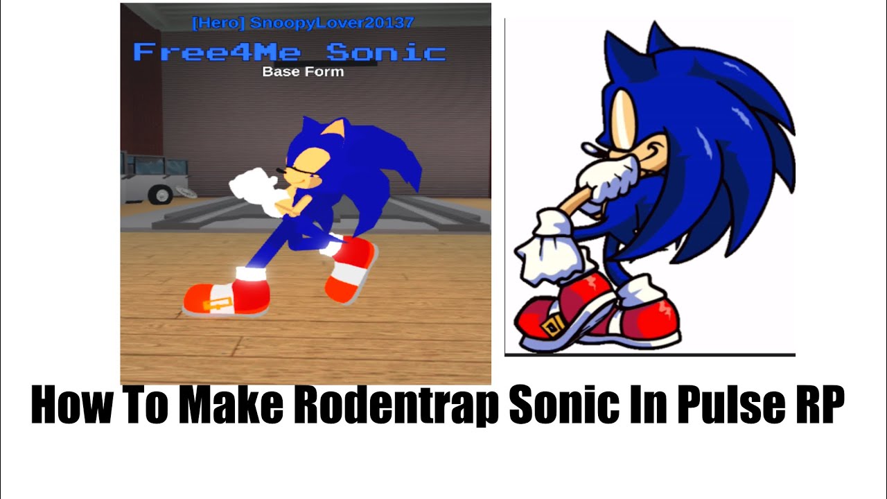 Pulse Rp Rouge Tutorial How To Make Rodentrap Sonic In Pulse RP - YouTube