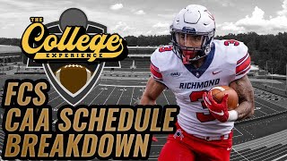 CAA Schedule Breakdown | The FCS College Football Experience