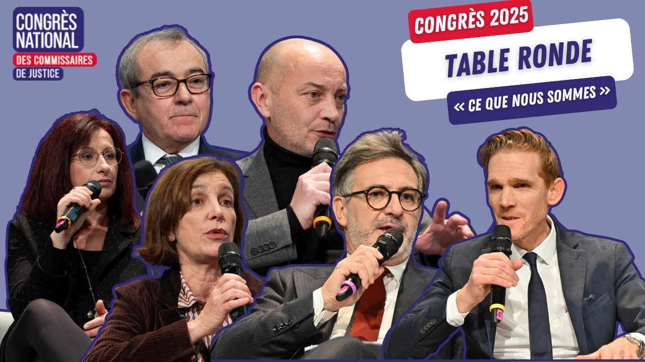 Table ronde « Ce que nous sommes » | Diversité et identité des commissaires de justice