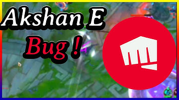 Drutut Showing Akshan Bug On E