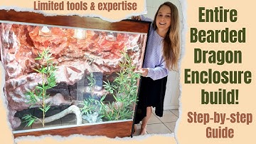 Bearded Dragon Enclosure Build: Step-by-step guide… Limited tools and expertise needed!