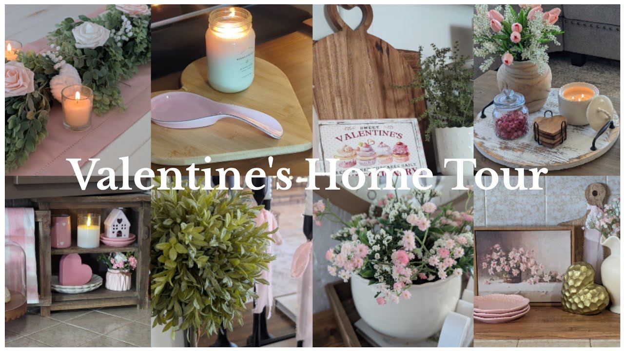 Мой уютный домашний тур ко Дню святого Валентина 🩷 Нежно-розовый декор в каждой комнате