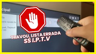 SS IPTV TRAVANDO COMO RESOLVER