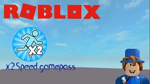 How to make a x2 Speed gamepass in Roblox Studio! |Bcraft|