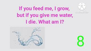 RIDDLE! If you feed me, I grow, but if you give me water, I die. What am I? #funny #joke #best screenshot 3