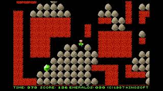 Emerald mine Amiga level 38 walkthrough