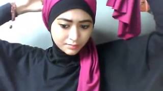 Tutorial Hijab Pashmina Persegi Panjang Semi Turban By Natasha Farani Youtube