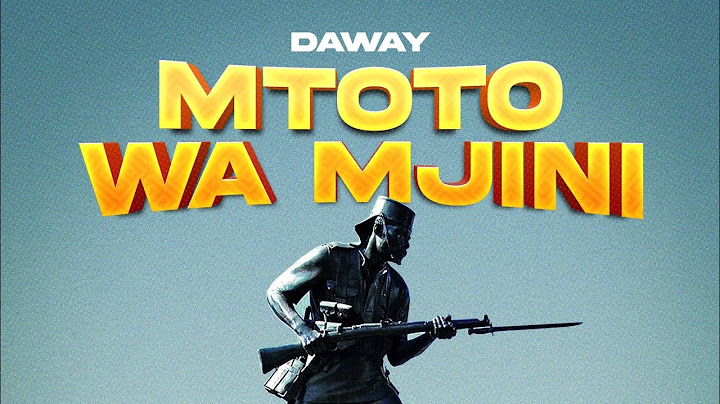 Daway - Mtoto Wa Mjini (Official Visualizer)