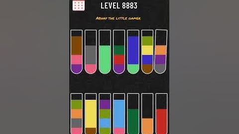 Water sort puzzle level 8883