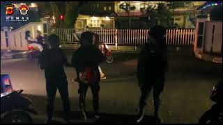 Sat Samapta Polres Sukabumi Melaksanakan Patroli Malam Cegah Gangguan Kamtibmas