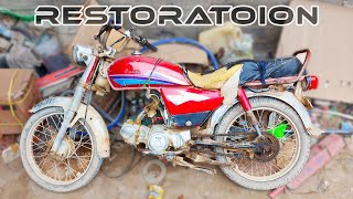 RESTORATION HONDA CD-70 Motorcycle Complete RESTORATION