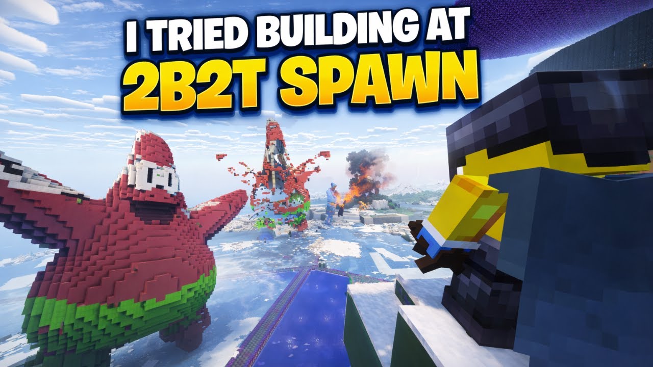 Мои постройки на точке спавна 2b2t были испорчены.