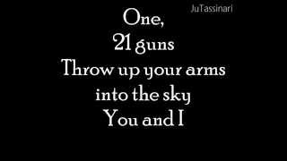 21 Guns - Green Day - Lyrics