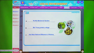 Tiếng Anh 9/1 - Unit 1: Local Environment - Skills 2