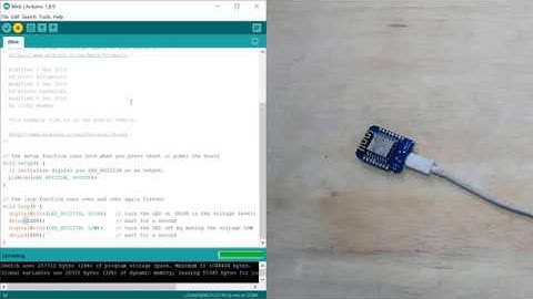 Tutorial Basic ESP8266 Blink Builtin LED
