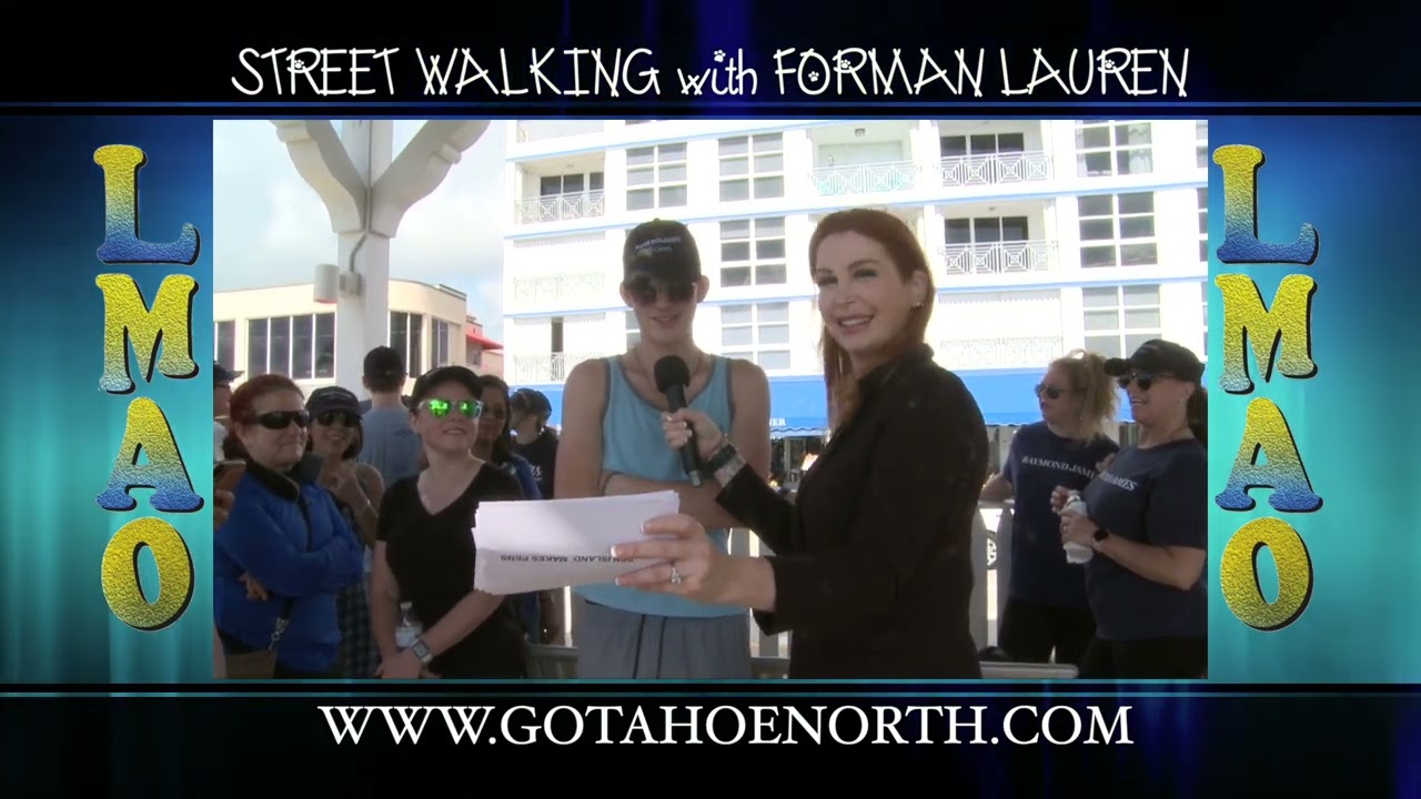 LMAO STREET WALKING WITH LAUREN FORMAN