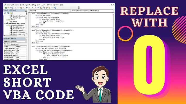 Replace Blank cells with required text using VBA | Excel Ready To Use VBA Short Code |