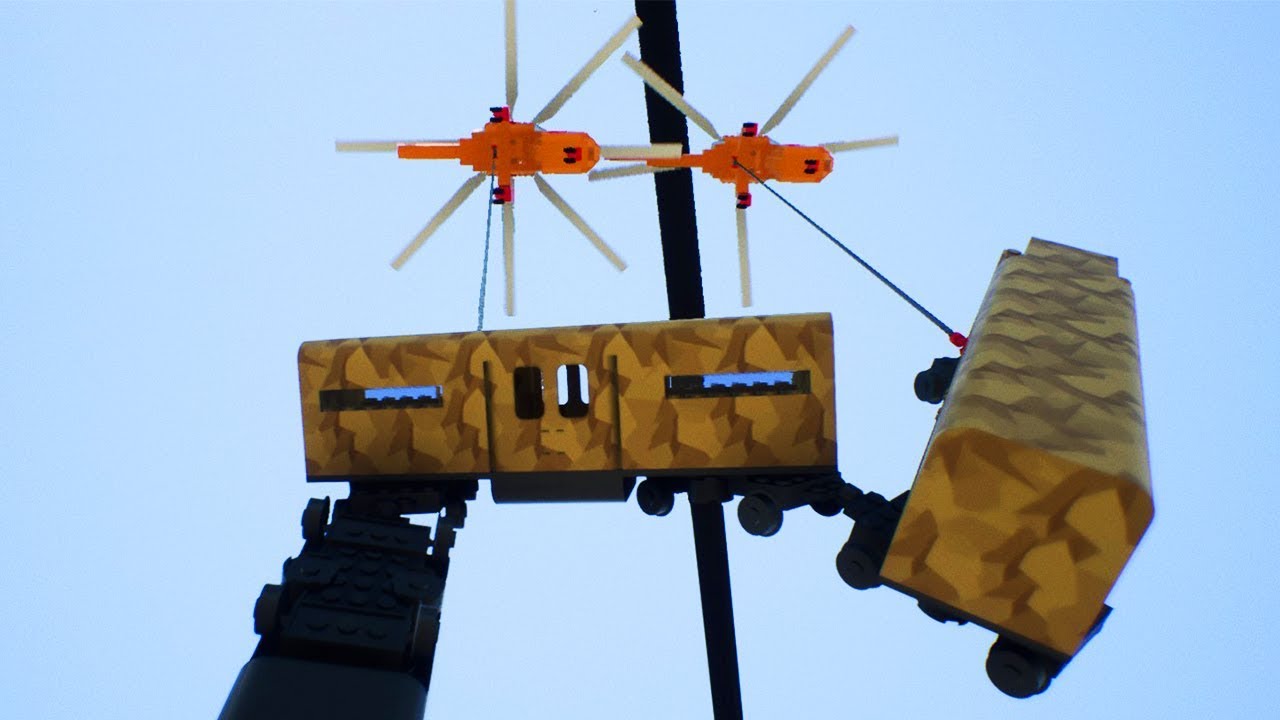 🔴 HELIKOPTERY PODNOSZĄ POCIĄG!! - ODCINEK SPECJALNY - BRICK RIGS ...