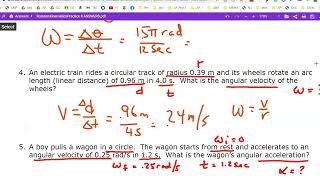 Rotational Kinematics II