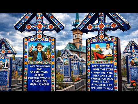 I Visited the Only MERRY CEMETERY in the WORLD | Romania