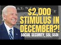 $2,000 STIMULUS Checks THIS MONTH!? | December 2023 Stimulus Check Update