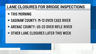 WNEM Morning Extra: Lane closures begin across mid-Michigan for bridge inspections, road work