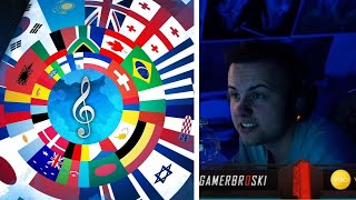 NATIONALHYMNEN QUIZ mit GamerBrother 🤣( logischerweise schlecht ) | GamerBrother Stream Highlights