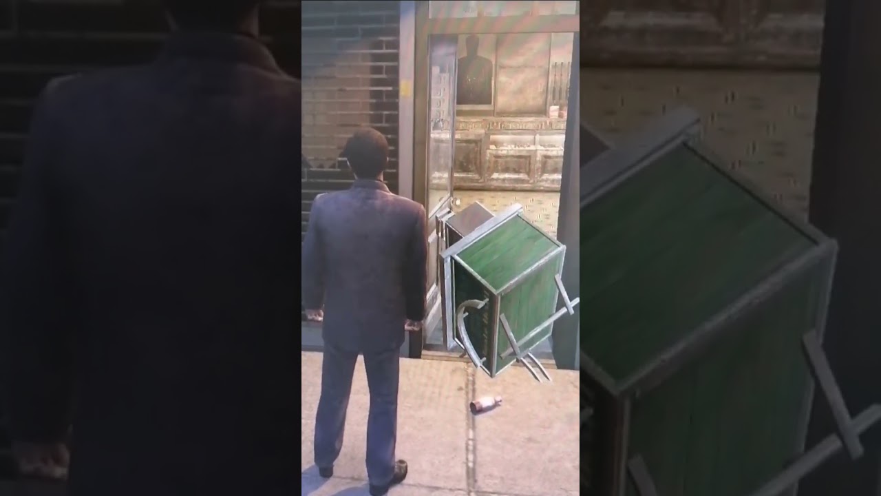 HOT DOG BOOTH AT THE GUN SHOP IN MAFIA 2😂😁