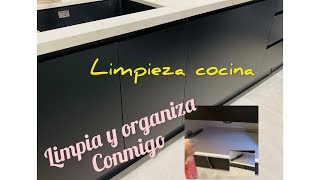 Limpia y organiza conmigo/ Limpieza de cocina/ Rutinas/