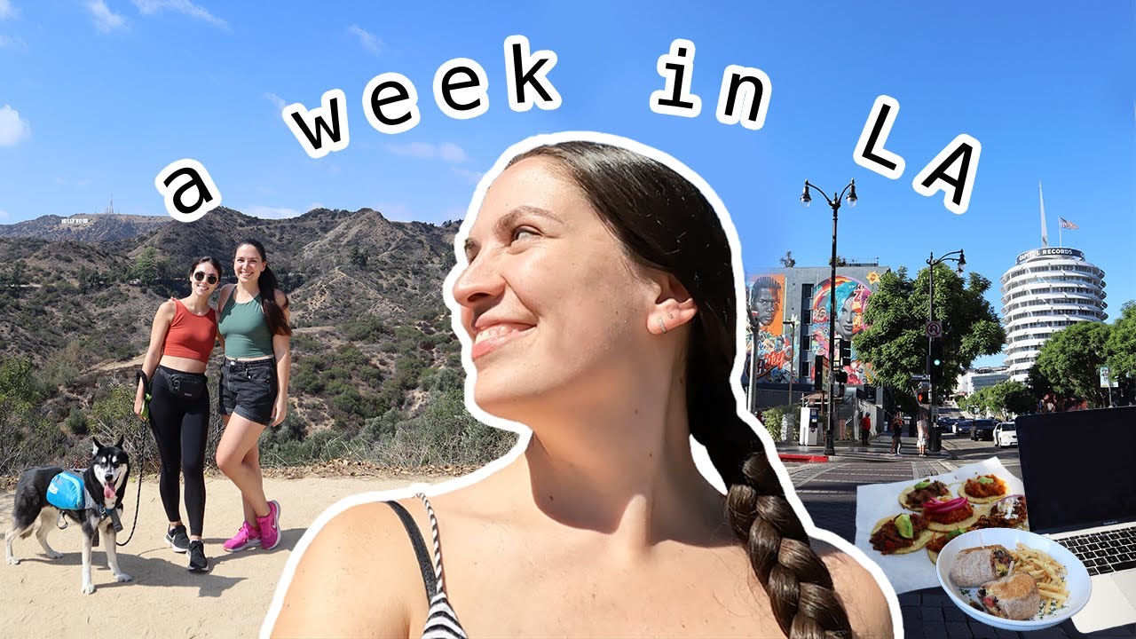 how to spend a week in Los Angeles | digital nomads, hollywood, downtown LA, disneyland 🇺🇸