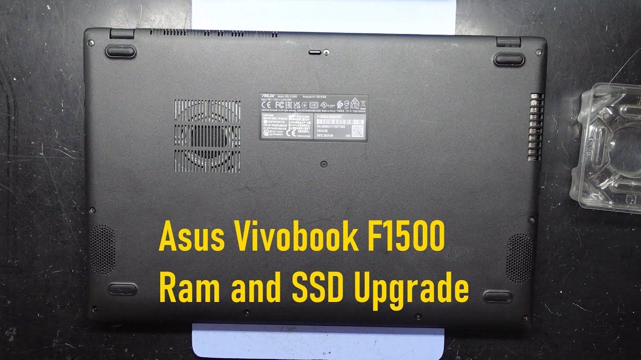 Asus Vivobook F1500 / X515 Ram and SSD Upgrade - YouTube