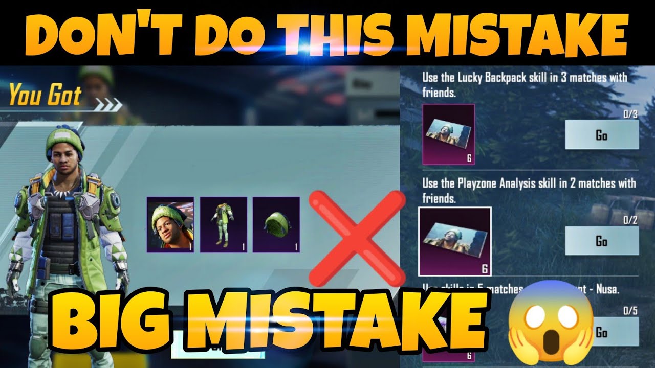 DON'T DO THIS MISTAKE IN CHARACTER VOUCHER EVENT IN PUBG MOBILE 😱|| SPECIAL CHARACTER VOUCHER