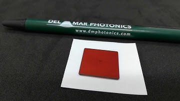 ZnTe crystal for THz detection size 20x20x1mm for use with SPITFIRE laser amplifier