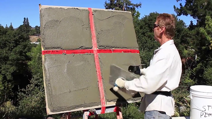 Stucco samples how to make them