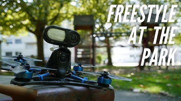 Freestyle at the park / Beta FPV twig xl 3" / insta 360 go | FPV Valais