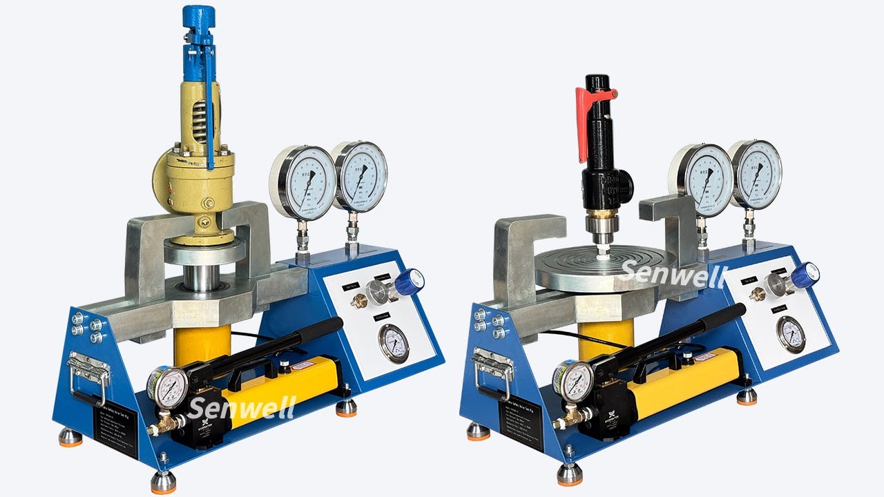 Valve Testing Pressure Rig Portable Pressure Safety Valve Test Rig Operation Tutorial - YouTube