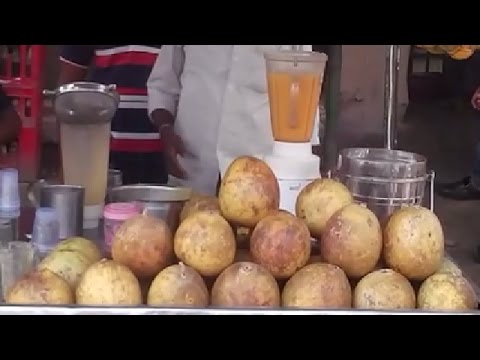 amazing food photography Amazing Wood Apple (Bael ) juice l Street Foo India Kolkata