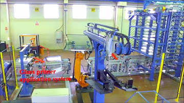 Modular Windshield assembly line with primer application